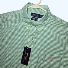 Polo Ralph Lauren Navy & Cream Vertical Stripe Short-Sleeve Polo Shirt — listing 2