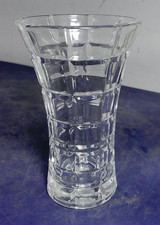 Cut Crystal Bud Vase with Diamond Cross-Hatch and Fan Cut Pattern — listing 4