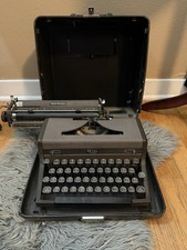 Antique Royal Portable Typewriter with Glass Round Keys — listing 2