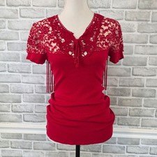 Rhonda Stark Textured Crinkle Sleeveless Shell Top with Sequins, Size XL — listing 3