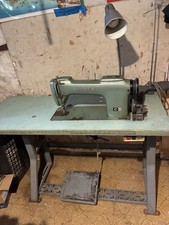 Consew Industrial Sewing Machine on Complete Table with Clutch Motor and Lamp — listing 5