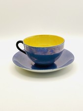 Vintage Lusterware Footed Tea Cup and Saucer, Gold Filigree Decoration, Made in Japan — listing 5