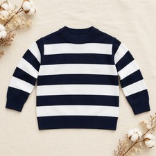 Toddler Boys Navy Lace-Up Casual Sneakers / Hiking-Style Shoes — listing 2