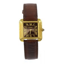 Cartier Tank Louis Mechanical Wristwatch 18K Gold Electroplated — listing 3