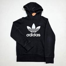 adidas Youth Big Logo Pullover Hoodie, Black, Size L (14/16) — listing 4