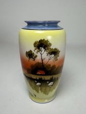 Vintage Japanese Peach Lusterware Twin-Handled Vase — listing 3