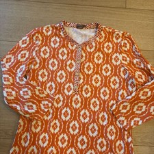 J. McLaughlin Women's Sleeveless Ikat Print Halter Blouse — listing 5