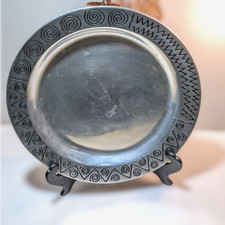 Wilton Armetale Reggae 14 inch Large Round Serving Tray — listing 2