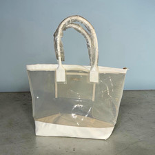 Neiman Marcus Blue Faux Leather Large Tote Bag — listing 5