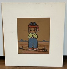 Gerda Christoffersen 'Oodees' #104 Apache Papoose Style Matted Print — listing 3