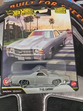 Hot Wheels Chevy El Camino Style Diecast Car with Blue Wheels and Graphics — listing 6