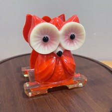 Vintage Cast Metal Owl Figural Napkin Holder / Letter Holder — listing 4