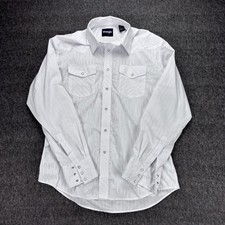 Wrangler Western Shirts Men's Short-Sleeve Pearl Snap Plaid Shirt — listing 3