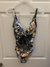 Calvin Klein Sleeveless Tropical Palm Print Shift Dress — listing 4