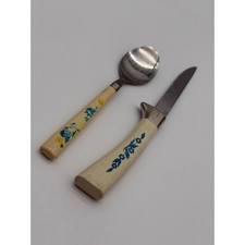 Pair of Vintage Ornate Floral Pattern Dinner Forks — listing 3