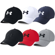 Under Armour Red Stretch-Fit Baseball Cap, Size LG/XL — listing 3