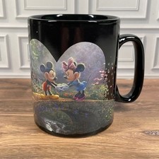 Thomas Kinkade Disney Mickey & Minnie Sweetheart Bridge Morphing Mug — listing 5