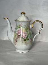 Hand-Painted Porcelain Vessel with Green Ground and Artist Signature, Dated 1989 — listing 5