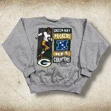 Vintage 1997 Green Bay Packers NFC Champions Starter T-Shirt — listing 5