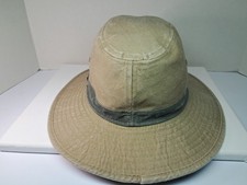 DPC Dorfman Pacific Khaki Cotton Bucket/Outdoor Hat, Size Small — listing 5