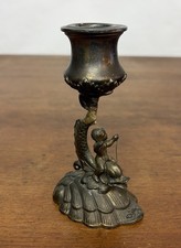 Resin Cherub Angel Figurine Riding Dolphin with Life Ring — listing 6