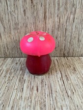 Vintage Hand-Painted Amanita Mushroom Candle with Gnome and Fir Tree Figural Design — listing 5