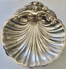 W&S Blackinton Silverplate Scallop Shell Serving Dish with Shell Feet — listing 5