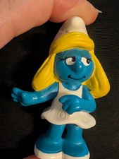 Vintage Smurfette PVC Figurine with Blonde Hair (Classic Coy Pose) — listing 3