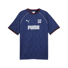 Vintage Puma Navy & Orange Mesh Football Jersey with #00, Size M — listing 2
