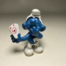Vintage Poker Player Smurf PVC Figurine (No. 20066) — listing 6