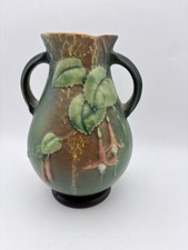 Roseville Pottery Fuchsia Two-Handled Vase 898-8 — listing 4