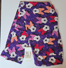 LuLaRoe Disney Minnie Mouse All-Over Print Leggings, Coral/Red — listing 4