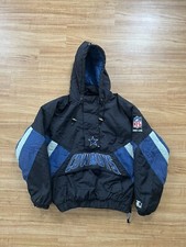 Vintage 1990s Starter Dallas Cowboys Pullover Hooded Puffer Jacket — listing 2