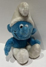 Vintage 1982 Sawing Smurf Handyman PVC Figure on Card, Wallace Berrie & Co. (Peyo) — listing 6