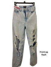 Playboy by PacSun Denim Trucker Jacket with Bunny Logo Print