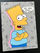 1990 Topps The Simpsons Bart Simpson Foil Sticker Card #56 "AAAUUUGHHH!" — listing 4