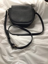 Henri Bendel New York Navy Leather Crossbody Bag with Braided Strap and Tassel — listing 4