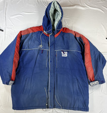 Vintage Reebok NFL New York Giants Embroidered Puffer Jacket — listing 2