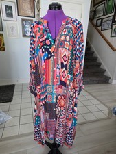 True Colours by La Moda Clothing Embellished Animal Print Maxi Dress, Size L/XL, listing 2