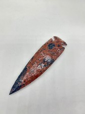 Decorative Knapped Obsidian/Stone Blade Athame with Ornate Resin Eagle/Serpent Handle — listing 5