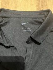 Nike Dri-FIT DirecTV Houston Black Golf Polo Shirt, Men's Large