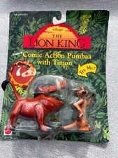 Disney's The Lion King Comic Action Pumbaa with Timon Action Figure Set (Mattel/Arcotoys 1994) — listing 2