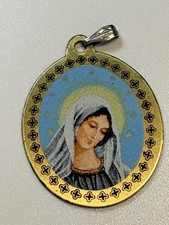 Medjugorje Queen of Peace 1 Troy Oz .999 Fine Silver Round, listing 3