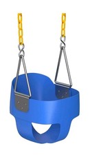 Green Full-Bucket Toddler Swing Seat with Coated Chains and T-Bar — listing 4