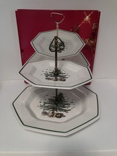 Nikko Christmastime Two-Tier Serving Tray with Original Box — listing 4