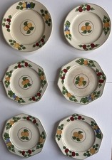 Adams Royal Ivory Titian Ware Hand Painted Fruit Cream Jug / Small Pitcher — listing 3