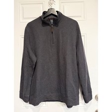 Club Room Men's Teal Quarter-Zip Pullover Sweater, Size XXL — listing 4
