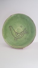 Dorothy Long Redware Pottery Piece, Hand-Signed and Dated 1985
