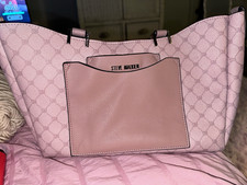 Steve Madden Camel Faux Leather Tote Bag with Gold-Tone Hardware — listing 5