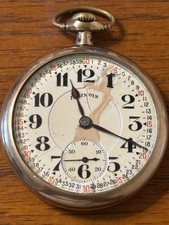 Illinois 17-Jewel Railroad-Grade Pocket Watch, 10K Gold-Filled Dueber Case — listing 4